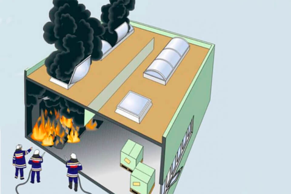 Что представляет собой система дымоудаления