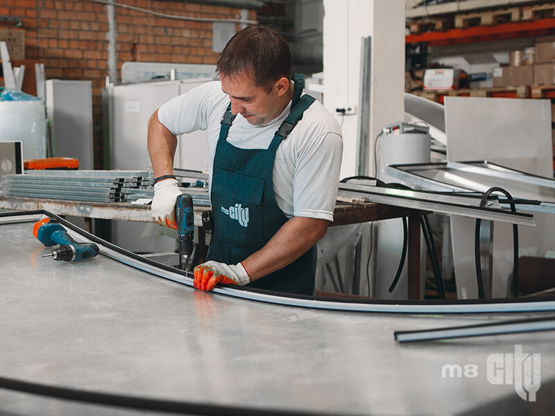 Этапы создания зенитного фонаря