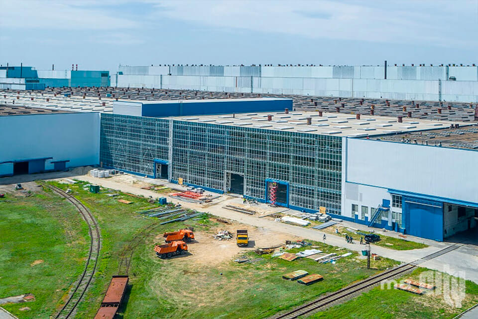 Строительство завода по возобновляемой энергии