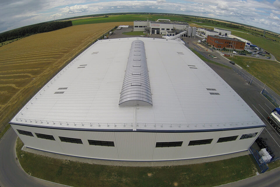 Зенитные фонари M8City на крупных проектах Беларуси