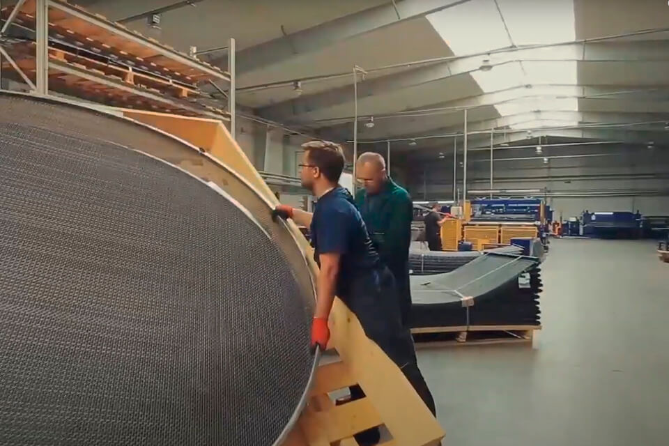 Зенитные фонари для немецкого концерна Нaver & Boecker